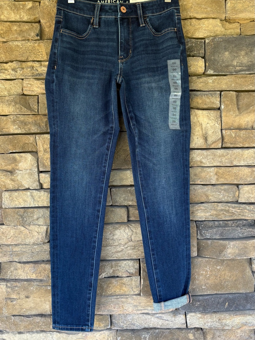 American Eagle Outfitters Dark Indigo Skinny Jeans